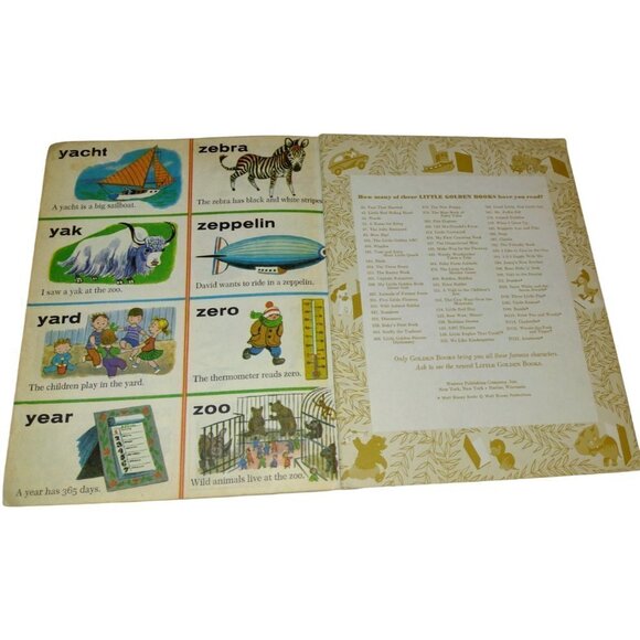 Vintage Little Golden Picture Dictionary Nancy Fielding Hulick 1971 - Picture 6 of 8